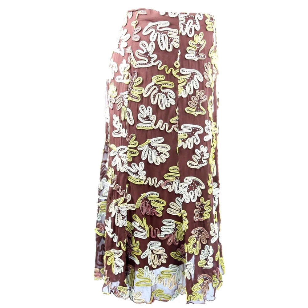 Di Vita Designer Hand Beaded Gorgeous Skirt - Picture 7 of 14